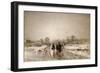 Returning from Market-Ludwig Munthe-Framed Giclee Print