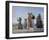 Returning from Mass, Circa 1865-Cristiano Banti-Framed Giclee Print