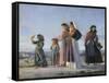 Returning from Mass, Circa 1865-Cristiano Banti-Framed Stretched Canvas