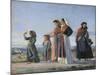 Returning from Mass, Circa 1865-Cristiano Banti-Mounted Giclee Print