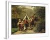 Returning from the Backery, 1860-Hermann Sondermann-Framed Giclee Print