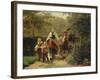 Returning from the Backery, 1860-Hermann Sondermann-Framed Giclee Print