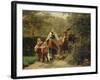 Returning from the Backery, 1860-Hermann Sondermann-Framed Giclee Print