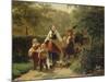 Returning from the Backery, 1860-Hermann Sondermann-Mounted Giclee Print