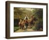 Returning from the Backery, 1860-Hermann Sondermann-Framed Giclee Print