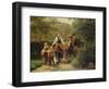 Returning from the Backery, 1860-Hermann Sondermann-Framed Giclee Print