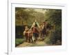 Returning from the Backery, 1860-Hermann Sondermann-Framed Giclee Print