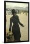 Returning from the Bois De Boulogne, Lady with a Dog, 1878-Giuseppe De Nittis-Framed Giclee Print