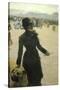 Returning from the Bois De Boulogne, Lady with a Dog, 1878-Giuseppe De Nittis-Stretched Canvas