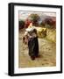 Returning from the Grove, (Oil on Canvas)-Vicenzo Irolli-Framed Giclee Print