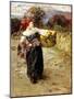 Returning from the Grove, (Oil on Canvas)-Vicenzo Irolli-Mounted Giclee Print