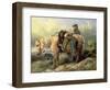 Returning from the Hill, 1868-Richard Ansdell-Framed Giclee Print