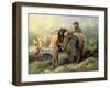 Returning from the Hill, 1868-Richard Ansdell-Framed Giclee Print