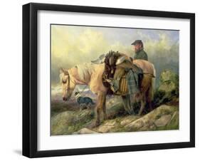 Returning from the Hill, 1868-Richard Ansdell-Framed Giclee Print