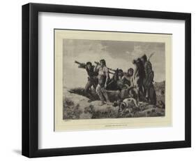 Returning from the Hunt in Gaul-null-Framed Giclee Print