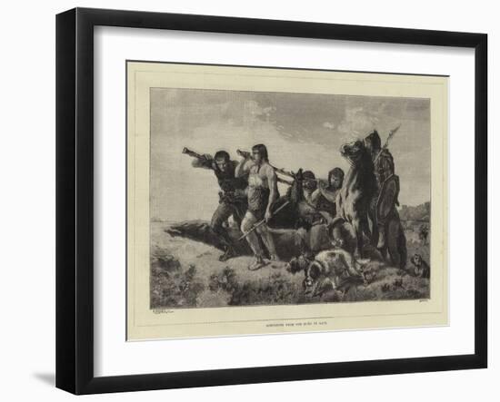 Returning from the Hunt in Gaul-null-Framed Giclee Print