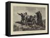 Returning from the Hunt in Gaul-null-Framed Stretched Canvas