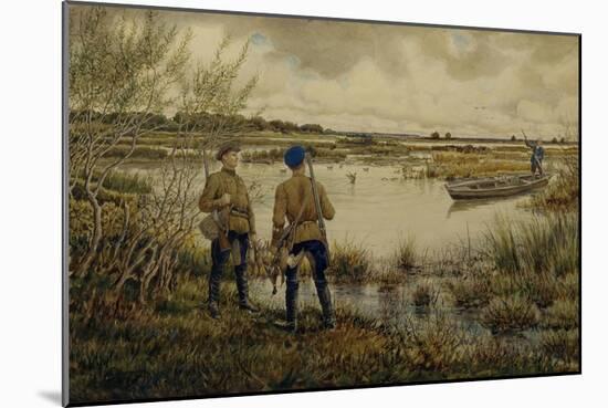 Returning from the Hunting, 1937-Ernest Ernestovich Lissner-Mounted Giclee Print