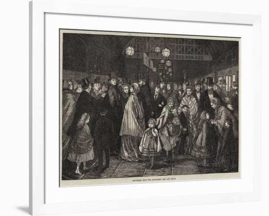 Returning from the Pantomime, the Last Train-J.M.L. Ralston-Framed Giclee Print