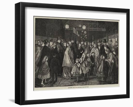 Returning from the Pantomime, the Last Train-J.M.L. Ralston-Framed Giclee Print