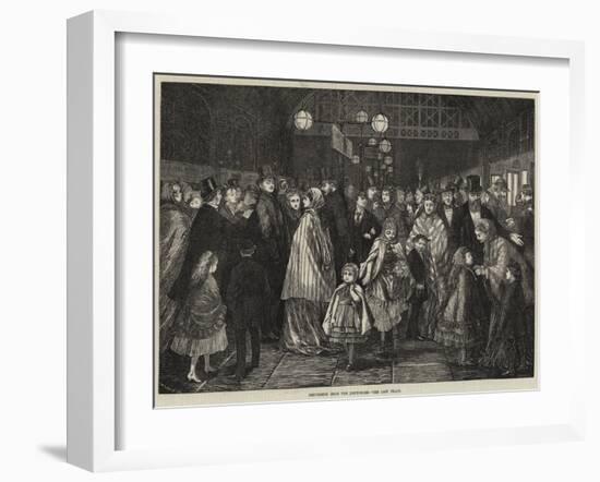 Returning from the Pantomime, the Last Train-J.M.L. Ralston-Framed Giclee Print