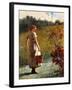 Returning from the Sping, 1874-Winslow Homer-Framed Giclee Print