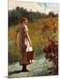 Returning from the Sping, 1874-Winslow Homer-Mounted Giclee Print