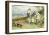 Returning from the Village, 19th Century-Myles Birket Foster-Framed Giclee Print