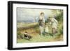 Returning from the Village, 19th Century-Myles Birket Foster-Framed Giclee Print