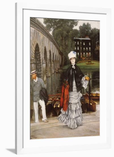 Returning from Trip-James Tissot-Framed Giclee Print