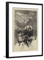 Returning from Work, a Sketch in the Tyrol-Hubert von Herkomer-Framed Giclee Print