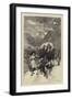 Returning from Work, a Sketch in the Tyrol-Hubert von Herkomer-Framed Giclee Print