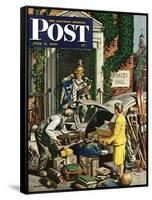 "Returning Home From College," Saturday Evening Post Cover, June 5, 1948-Stevan Dohanos-Framed Stretched Canvas