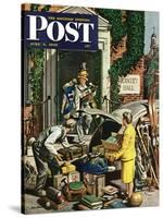 "Returning Home From College," Saturday Evening Post Cover, June 5, 1948-Stevan Dohanos-Stretched Canvas