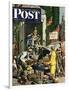 "Returning Home From College," Saturday Evening Post Cover, June 5, 1948-Stevan Dohanos-Framed Giclee Print