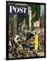 "Returning Home From College," Saturday Evening Post Cover, June 5, 1948-Stevan Dohanos-Framed Giclee Print