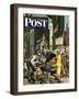 "Returning Home From College," Saturday Evening Post Cover, June 5, 1948-Stevan Dohanos-Framed Giclee Print