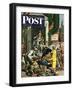 "Returning Home From College," Saturday Evening Post Cover, June 5, 1948-Stevan Dohanos-Framed Giclee Print