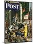 "Returning Home From College," Saturday Evening Post Cover, June 5, 1948-Stevan Dohanos-Mounted Giclee Print