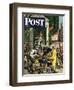 "Returning Home From College," Saturday Evening Post Cover, June 5, 1948-Stevan Dohanos-Framed Premium Giclee Print