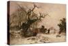 Returning Home in Winter-Thomas Smythe-Stretched Canvas