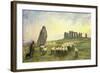 Returning Home, Stonehenge, Wiltshire, 1891-Edgar Barclay-Framed Giclee Print