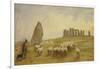 Returning Home, Stonehenge, Wiltshire-Edgar Barclay-Framed Giclee Print