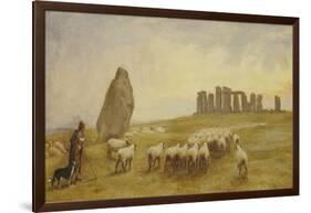 Returning Home, Stonehenge, Wiltshire-Edgar Barclay-Framed Giclee Print