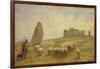 Returning Home, Stonehenge, Wiltshire-Edgar Barclay-Framed Giclee Print