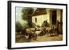 Returning Home-Charles Emile Jacque-Framed Giclee Print