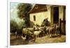 Returning Home-Charles Emile Jacque-Framed Giclee Print