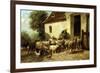 Returning Home-Charles Emile Jacque-Framed Giclee Print