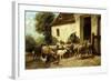 Returning Home-Charles Emile Jacque-Framed Giclee Print