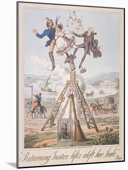 Returning Justice Lifts Aloft Her Scale, 1821-Theodore Lane-Mounted Giclee Print